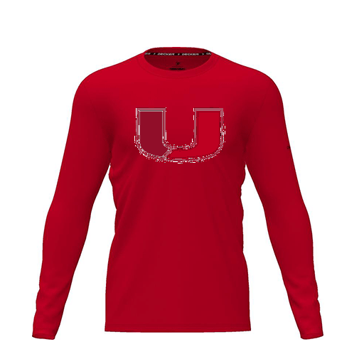 [FTLCDFRD-YXS-LOGO1] Dri Fit Performance T-Shirt (Youth XS, Red, Logo 1, Long Sleeve)