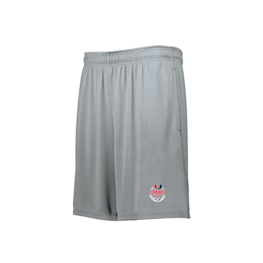 [229511.099.XS-LOGO3] Decker Men's Swift Short (Adult XS, Silver, Logo 3)