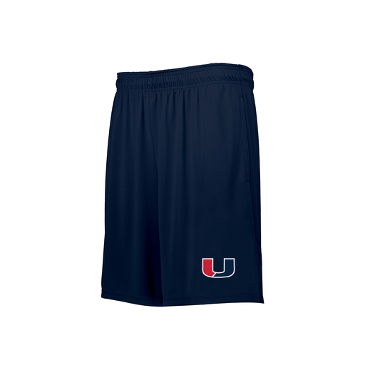 [229611.065.S-LOGO1] Decker Youth Swift Short (Youth S, Navy, Logo 1)
