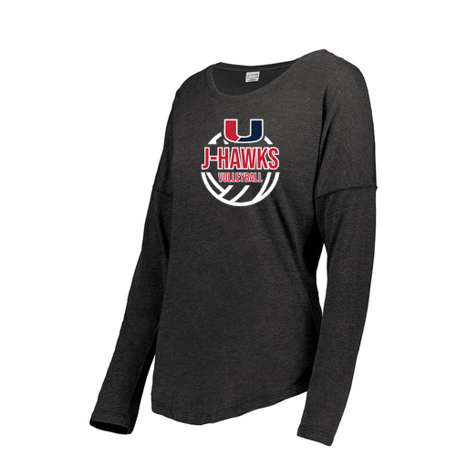 [FTLCUBBK-FAS-LOGO3] Ladies LS Ultra-blend T-Shirt (Female Adult S, Black, Logo 3)