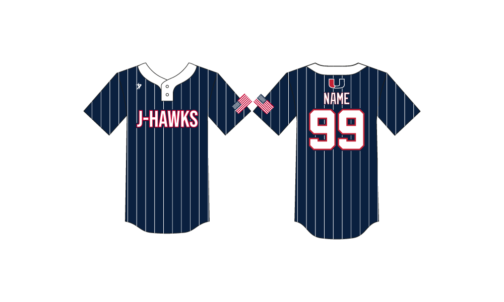Urbandale J-Hawk Softball - 1. Navy Pinstripe Jersey