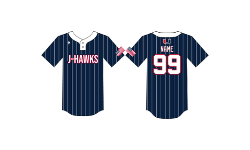Urbandale J-Hawk Softball - 1. Navy Pinstripe Jersey