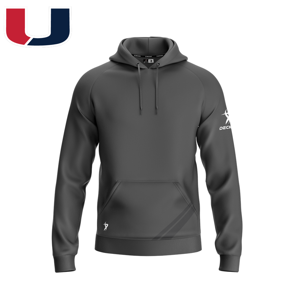 [FOLHSMBK-AL-LOGO1] Decker Summit Hoodie (Adult L, Black, Logo 1)