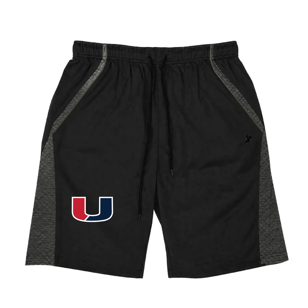 [DEC-ANGLE-SHORT-YXXS-BLK-LOGO1] Decker Shorts (Angle Shorts) (Black, Youth XXS, Logo 1)