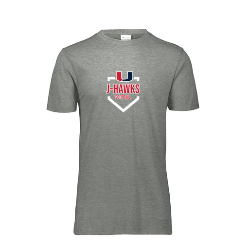 [FTSCUBGY-AS-LOGO2] Decker Men's Tri-Blend T-Shirt - Short Sleeve (Adult S, Gray, Logo 2)