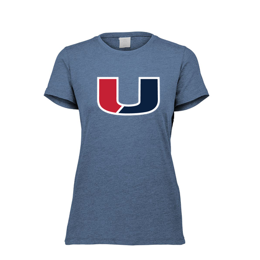 [FTSCUBNV-FAXS-LOGO1] Decker Women's Tri-Blend T-Shirt - Short Sleeve (Female Adult XS, Navy, Logo 1)