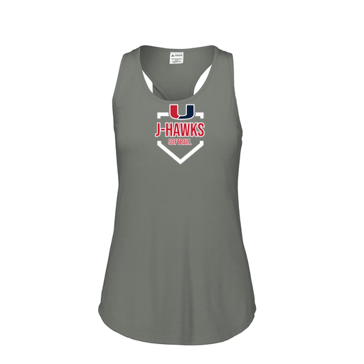 [3078.013.S-LOGO2] Ladies Tri Blend Tank Top (Female Adult S, Gray, Logo 2)