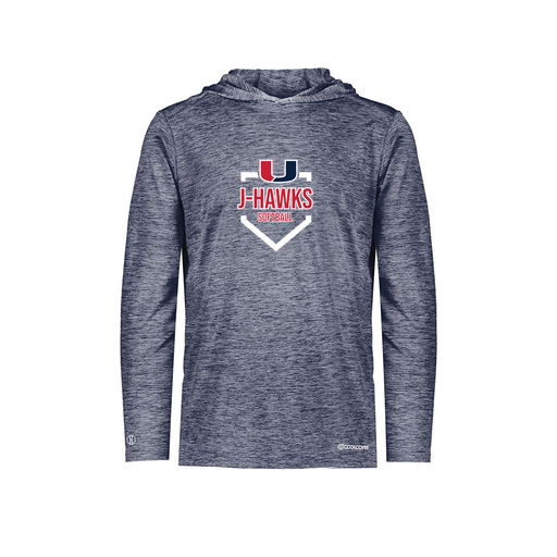 [FOLHCGNV-AS-LOGO2] Decker Men's Charge Hoodie (Adult S, Navy, Logo 2)