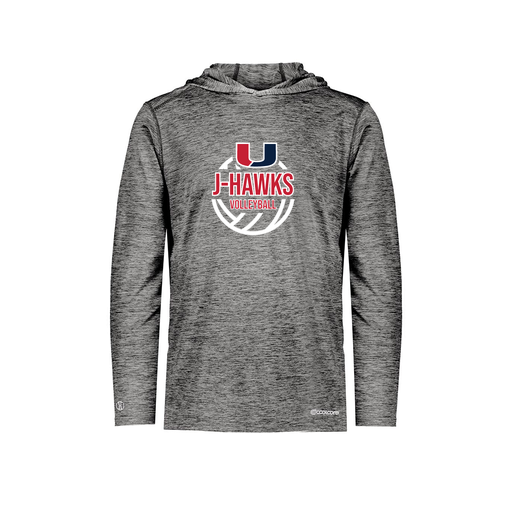 [FOLHCGBK-YS-LOGO3] Decker Youth Charge Hoodie (Youth S, Black, Logo 3)