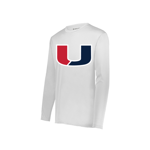 [222822.005.XS-LOGO1] Men's LS Smooth Sport Shirt (Adult XS, White, Logo 1)