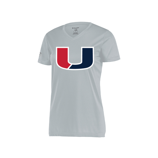 [222820.099.S-LOGO1] Ladies Movement Dri Fit Shirt (Female Adult S, Silver, Logo 1)