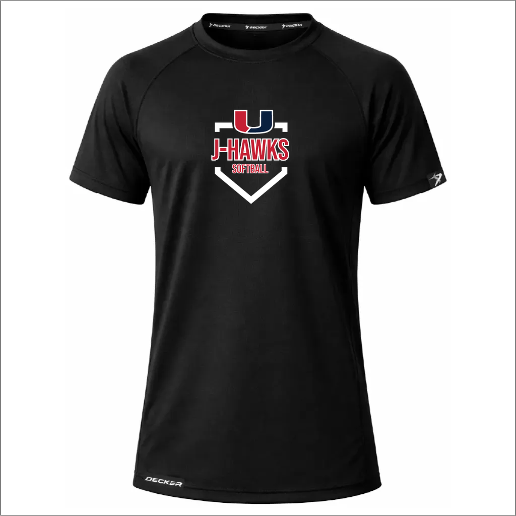 [FTSCPTBK-YXS-LOGO2] NEW Decker Performance T-Shirt (Black, Youth XS, Logo 2)