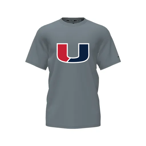 [CUS-DFW-TEES-PER-CNK-SSL-GRY-AS-LOGO1] Decker Adult Performance T-Shirt - Short Sleeve (Gray, Adult S, Logo 1)