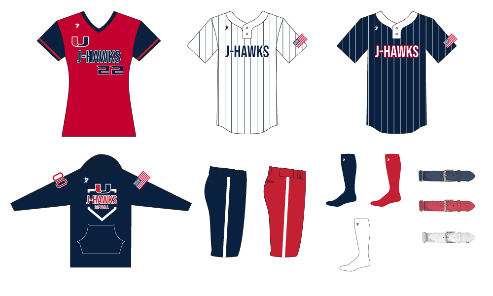 Urbandale J-Hawk Softball - Uniform Package